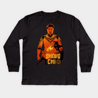 Mandarin Vs Shang-Chi Kids Long Sleeve T-Shirt